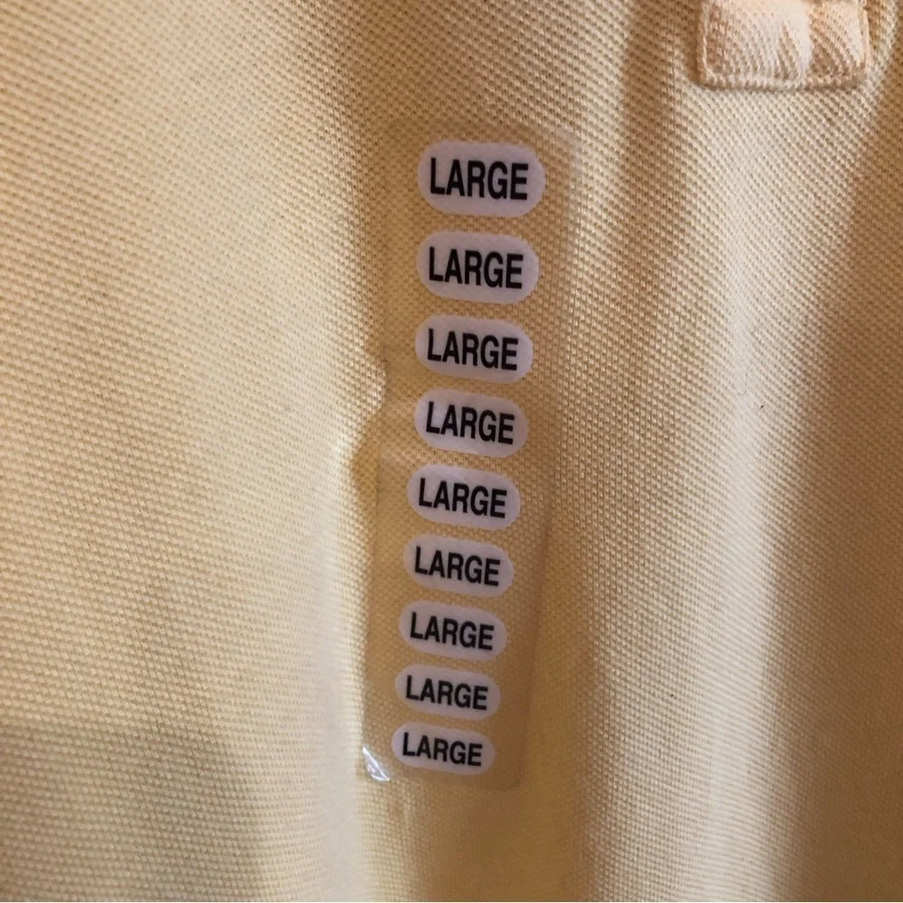 Tommy Hilfiger Golf/ NWT/ Men’s Polo size Large/ Yellow - Picture 6 of 9